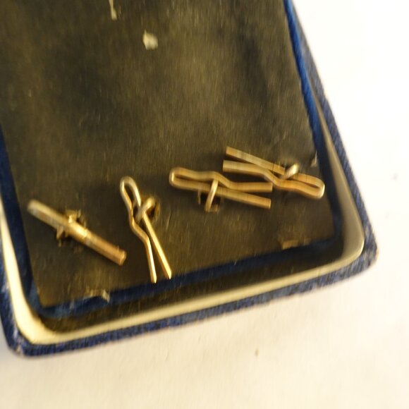 Vintage Art Deco Gold Filled Cufflinks, Studs - Picture 4 of 5